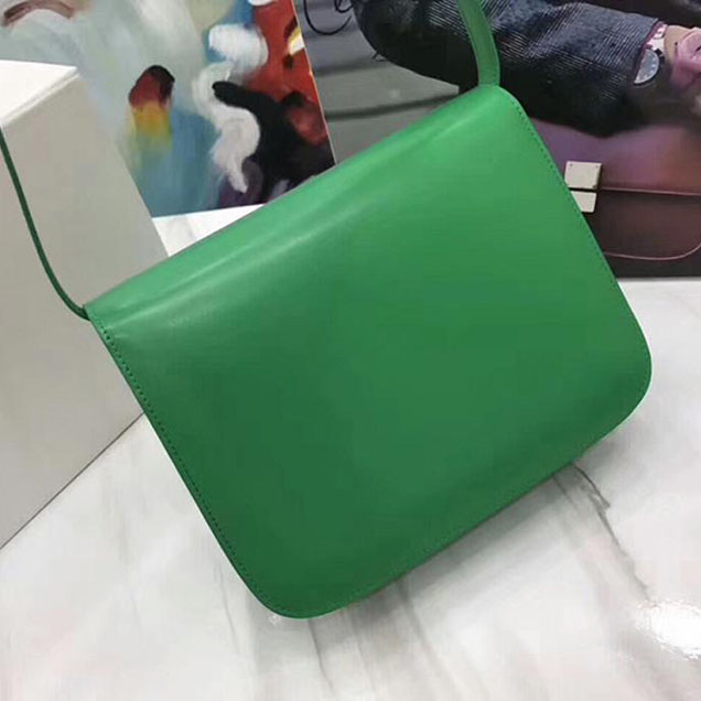 Celine Medium Classic Box Bag Grass Green