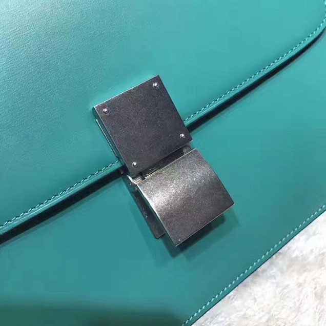 Celine Medium Classic Box Bag Appel Green