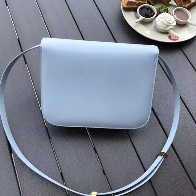 Celine Medium Classic Box Bag Baby Blue