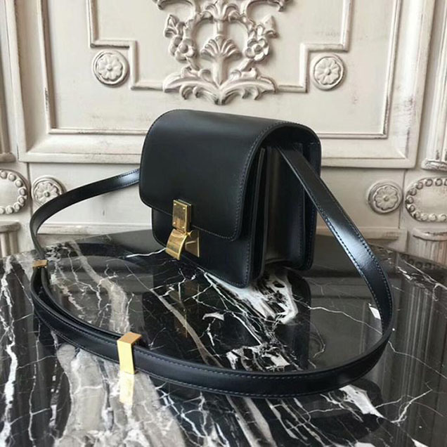 Celine Small Classic Box Bag 16cm Black