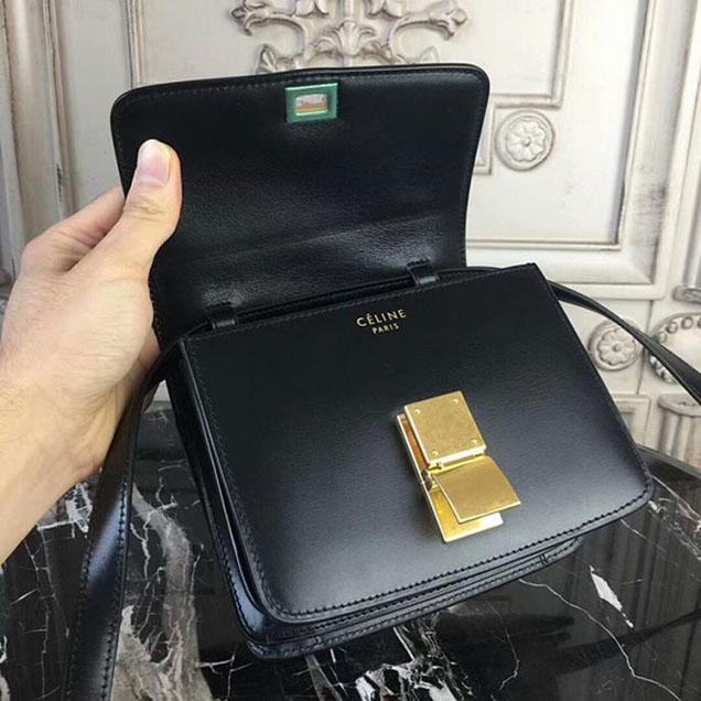 Celine Small Classic Box Bag 16cm Black