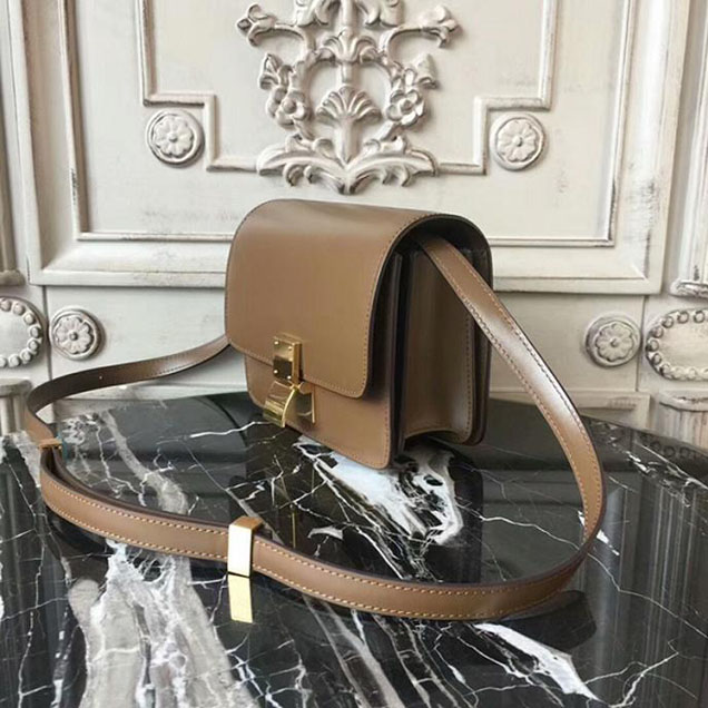 Celine Small Classic Box Bag 16cm Camel