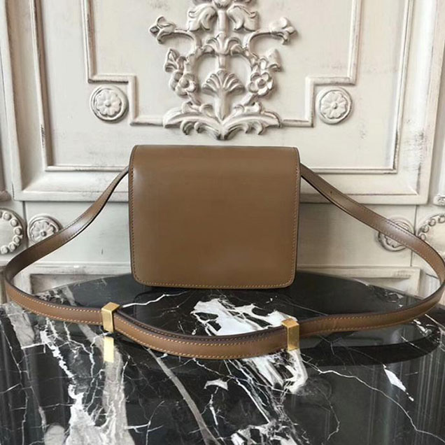 Celine Small Classic Box Bag 16cm Camel