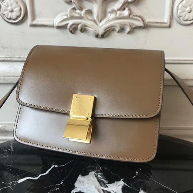 Celine Small Classic Box Bag 16cm Camel