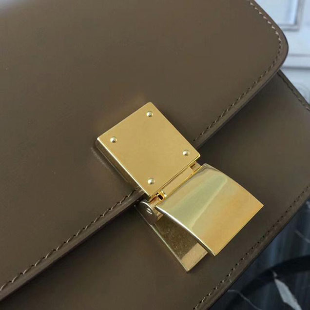 Celine Small Classic Box Bag 16cm Camel