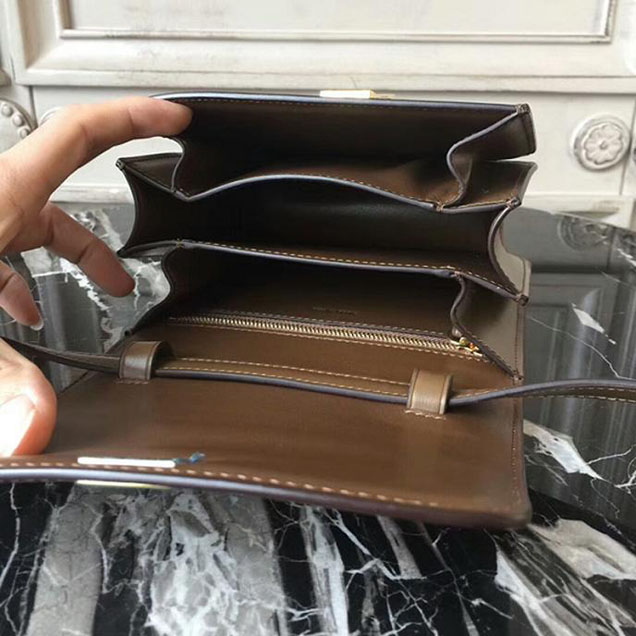 Celine Small Classic Box Bag 16cm Camel
