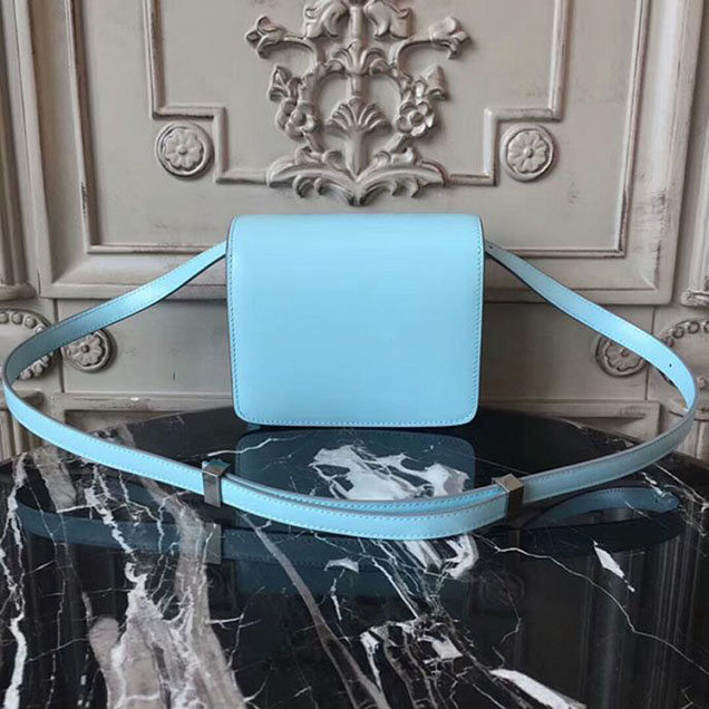 Celine Small Classic Box Bag 16cm Blue