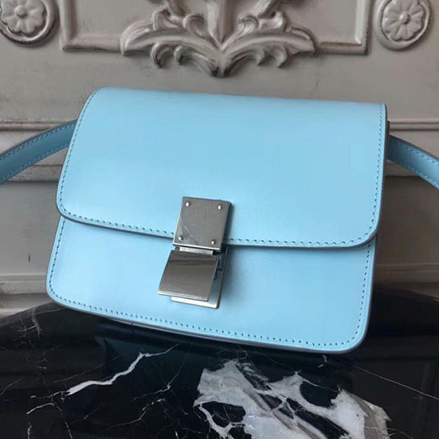 Celine Small Classic Box Bag 16cm Blue