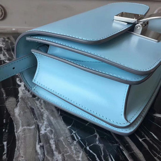 Celine Small Classic Box Bag 16cm Blue