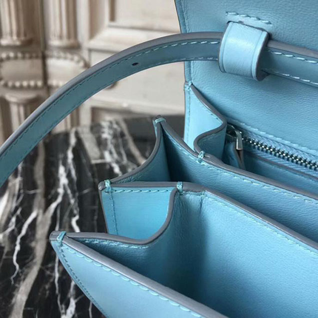 Celine Small Classic Box Bag 16cm Blue