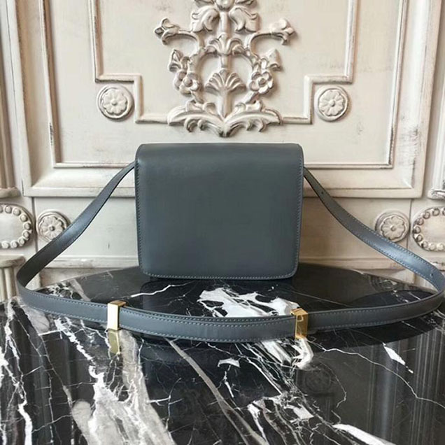 Celine Small Classic Box Bag 16cm Grey