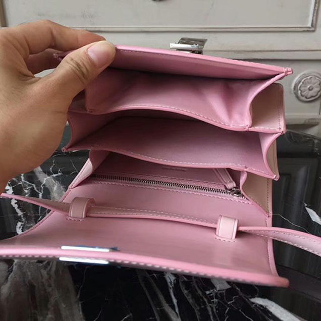 Celine Small Classic Box Bag 16cm Pink