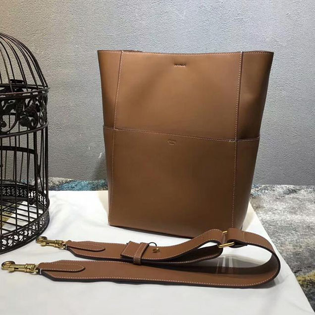 Celine Seau Sangle Bag Camel