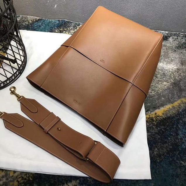 Celine Seau Sangle Bag Camel