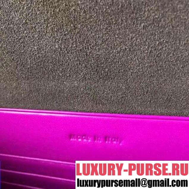 Celine Strap Cluth in Grained Calfskin Stone/Rosy 2017 (1A078-7072902 )