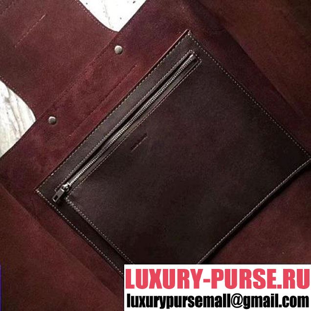 Celine Medium Big Bag in Smooth Calfskin Oak Blood 2018 (SLP-7112010 )