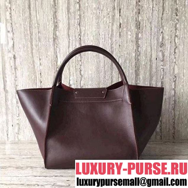 Celine Medium Big Bag in Smooth Calfskin Oak Blood 2018 (SLP-7112010 )