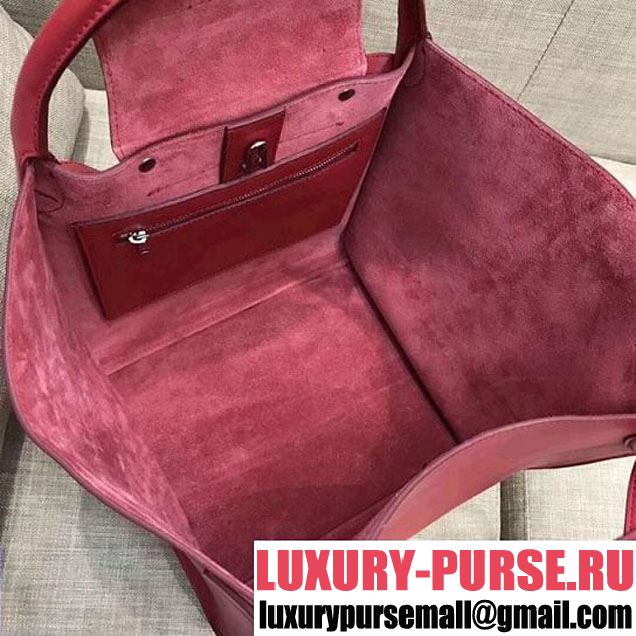 Celine Small Big Bag With Long Strap in Smooth Calfskin Red 2018 (1A021-7120601 )