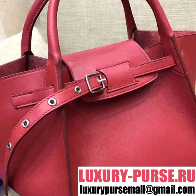 Celine Small Big Bag With Long Strap in Smooth Calfskin Red 2018 (1A021-7120601 )