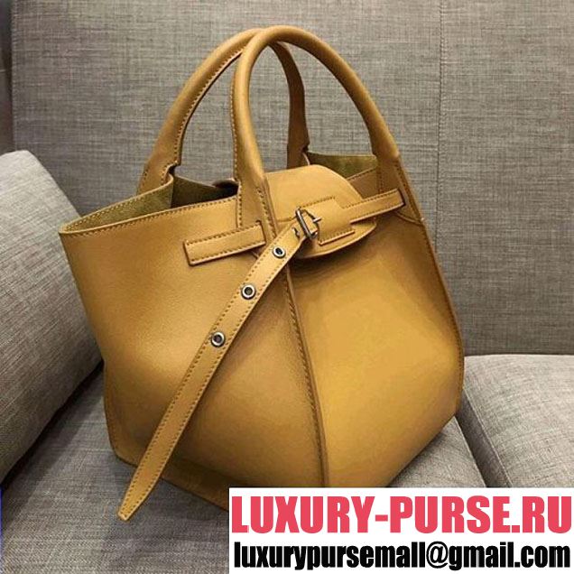 Celine Small Big Bag With Long Strap in Smooth Calfskin Yellow 2018 (1A021-7120602 )