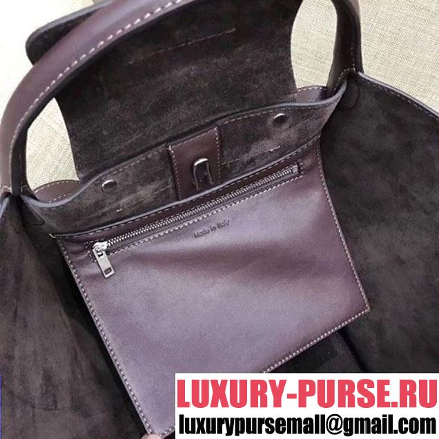 Celine Small Big Bag With Long Strap in Smooth Calfskin Dark Burgundy 2018 (1A021-7120603 )