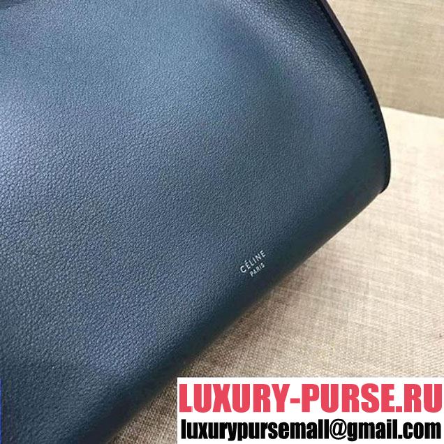 Celine Small Big Bag With Long Strap in Smooth Calfskin Dark Green 2018 (1A021-7120604 )