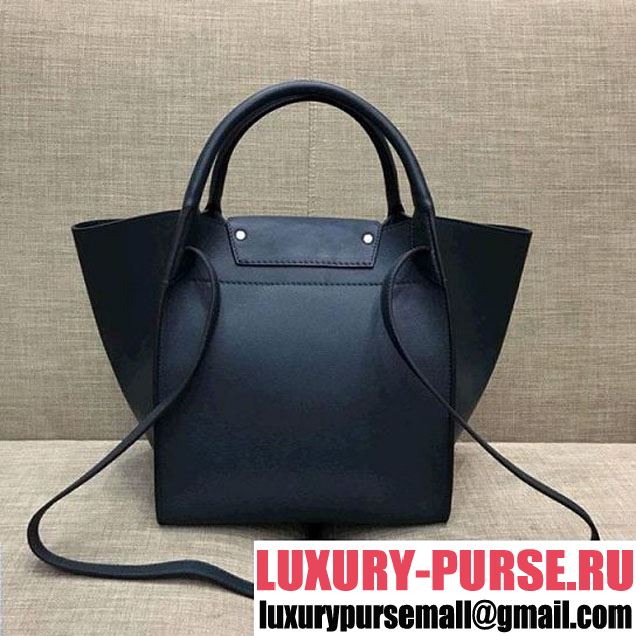 Celine Small Big Bag With Long Strap in Smooth Calfskin Dark Green 2018 (1A021-7120604 )
