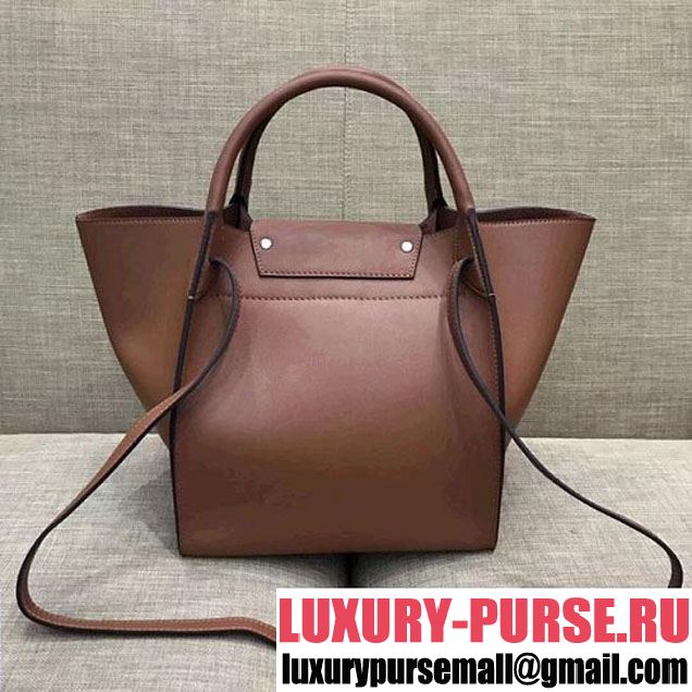 Celine Small Big Bag With Long Strap in Smooth Calfskin Brown 2018 (1A021-7120605 )