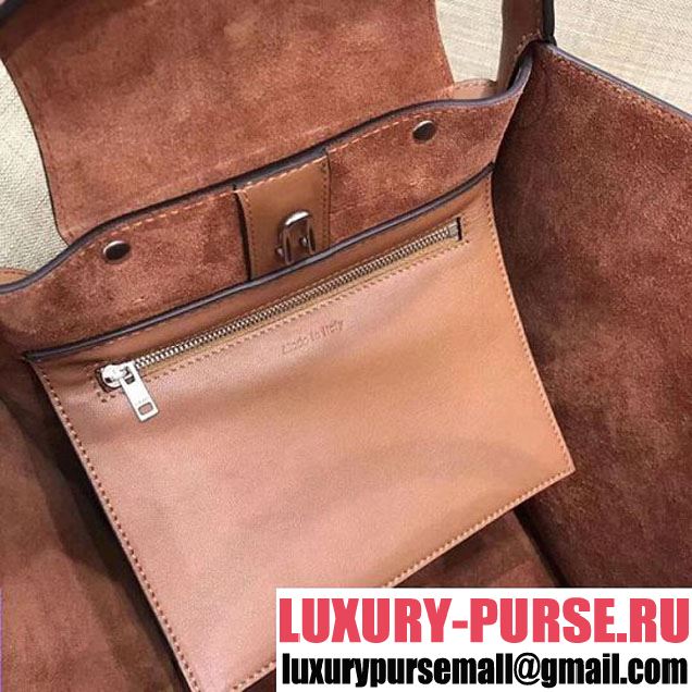 Celine Small Big Bag With Long Strap in Smooth Calfskin Brown 2018 (1A021-7120605 )