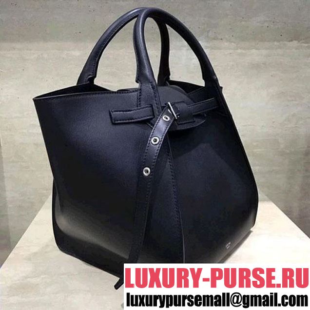 Celine Small Big Bag With Long Strap in Smooth Calfskin Black 2018 (1A021-7120606 )