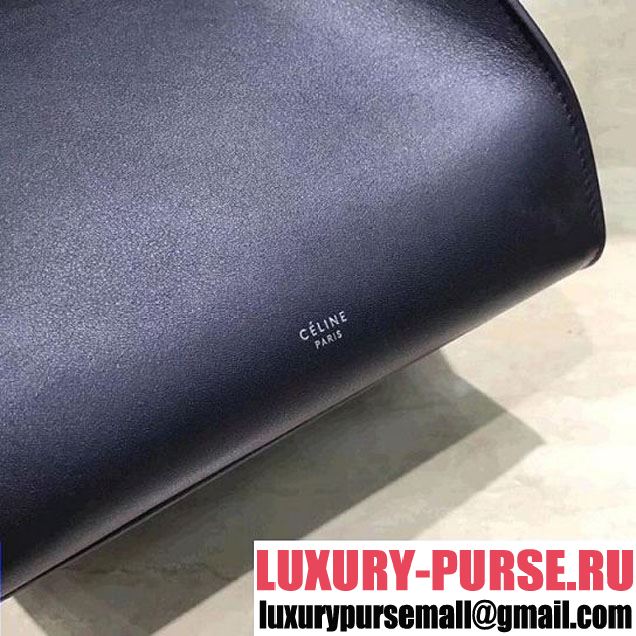 Celine Small Big Bag With Long Strap in Smooth Calfskin Black 2018 (1A021-7120606 )