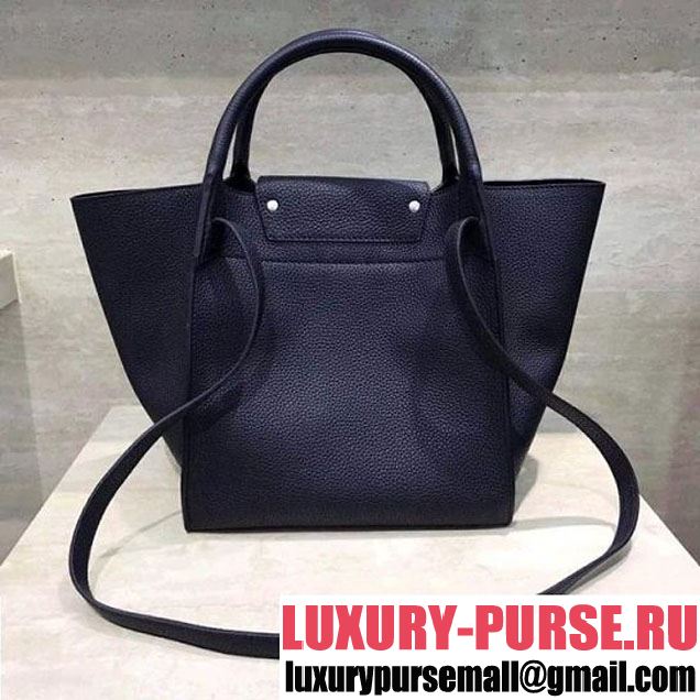 Celine Small Big Bag With Long Strap in Grained Calfskin Black 2018 (1A021-7120607 )