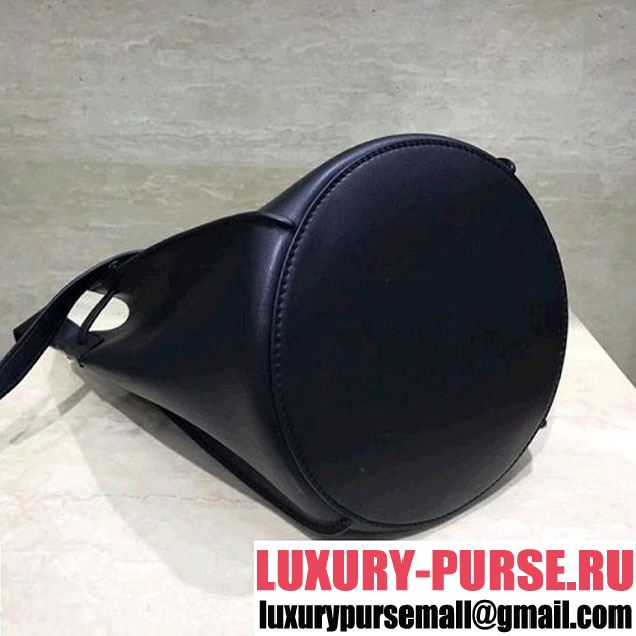 Celine Big Bag Bucket Bag With Long Strap in Smooth Calfskin Black 2018 (1A021-7120609 )