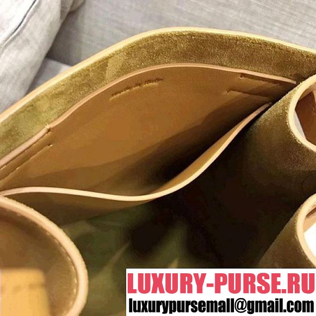 Celine Big Bag Bucket Bag With Long Strap in Smooth Calfskin Yellow 2018 (1A021-7120612 )