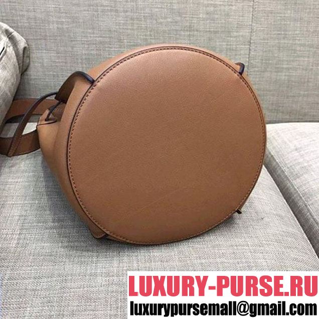 Celine Big Bag Bucket Bag With Long Strap in Smooth Calfskin Brown 2018 (1A021-7120613 )