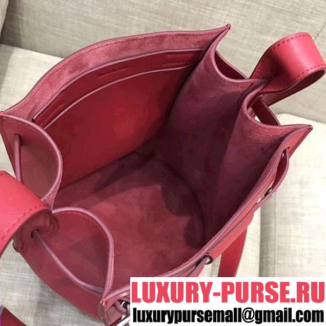 Celine Big Bag Bucket Bag With Long Strap in Smooth Calfskin Red 2018 (1A021-7120614 )