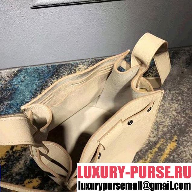 Celine Big Bag Bucket Bag With Long Strap in Grained Calfskin Beige 2018 (OZZ-8011827 )