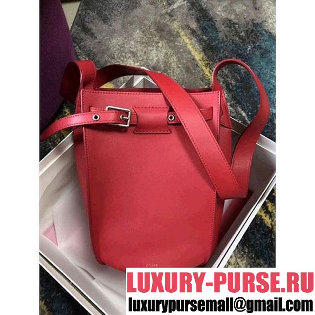Celine Big Bag Bucket Bag With Long Strap in Smooth Calfskin Orange 2018 (OZZ-8011823 )