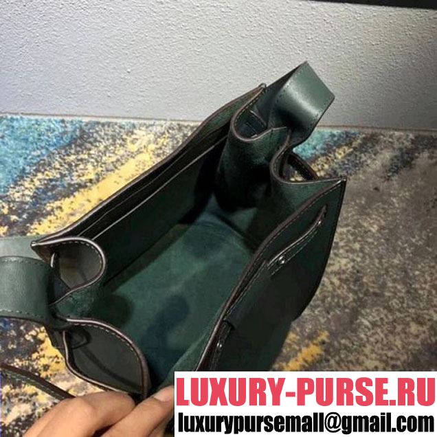 Celine Big Bag Bucket Bag With Long Strap in Smooth Calfskin Green 2018 (OZZ-8011822 )