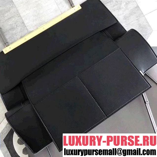 Celine Large Clasp Shopping Bag in Smooth Calfskin Grey (ALI-8012627 )