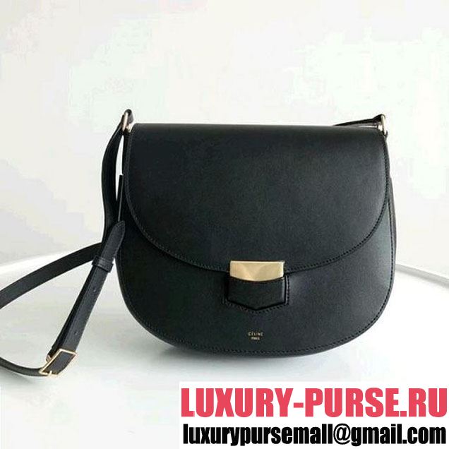 Celine Medium Trotteur Bag in Smooth Calfskin Black 2018 (ALI-8012633 )