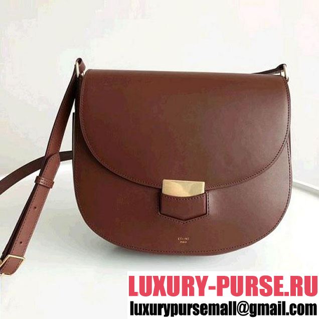 Celine Medium Trotteur Bag in Smooth Calfskin Tan 2018 (ALI-8012632 )