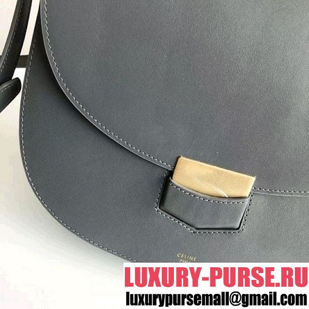 Celine Medium Trotteur Bag in Smooth Calfskin Powder Blue 2018 (ALI-8012631 )