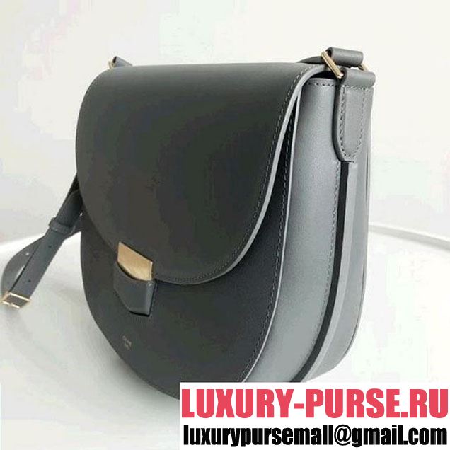 Celine Medium Trotteur Bag in Smooth Calfskin Powder Blue 2018 (ALI-8012631 )