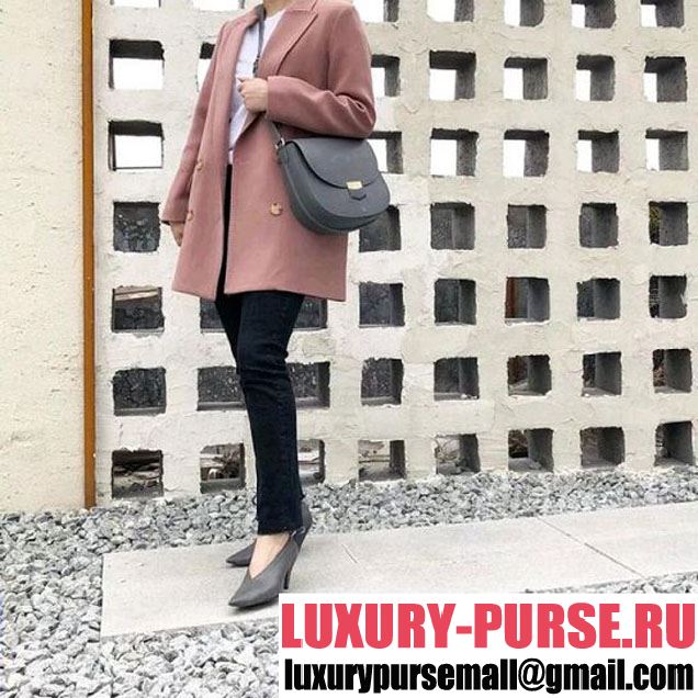 Celine Medium Trotteur Bag in Smooth Calfskin Powder Blue 2018 (ALI-8012631 )