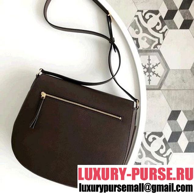 Celine Large Trotteur Bag in Smooth Calfskin Deep Brown 2018 (ALI-8012630 )