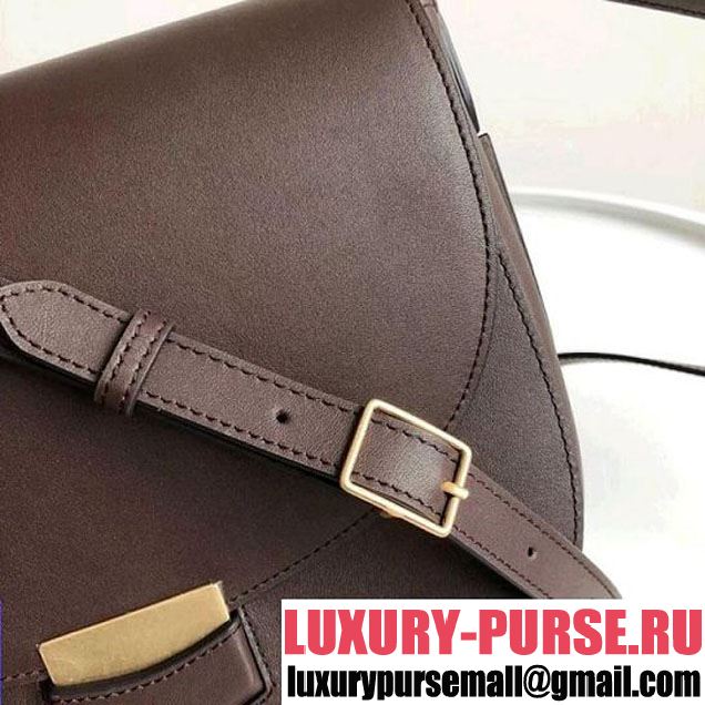 Celine Large Trotteur Bag in Smooth Calfskin Deep Brown 2018 (ALI-8012630 )