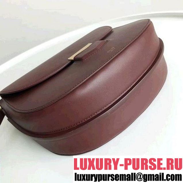 Celine Large Trotteur Bag in Smooth Calfskin Burgundy 2018 (ALI-8012628 )
