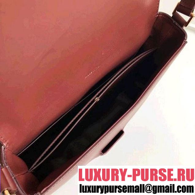 Celine Large Trotteur Bag in Smooth Calfskin Burgundy 2018 (ALI-8012628 )