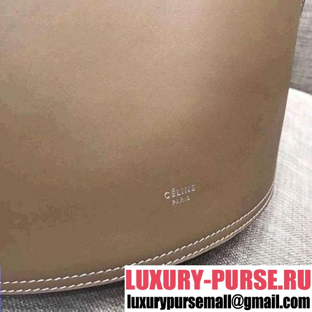 Celine Calfskin Studs Cabas Bag Beige (1A021-8012904 )